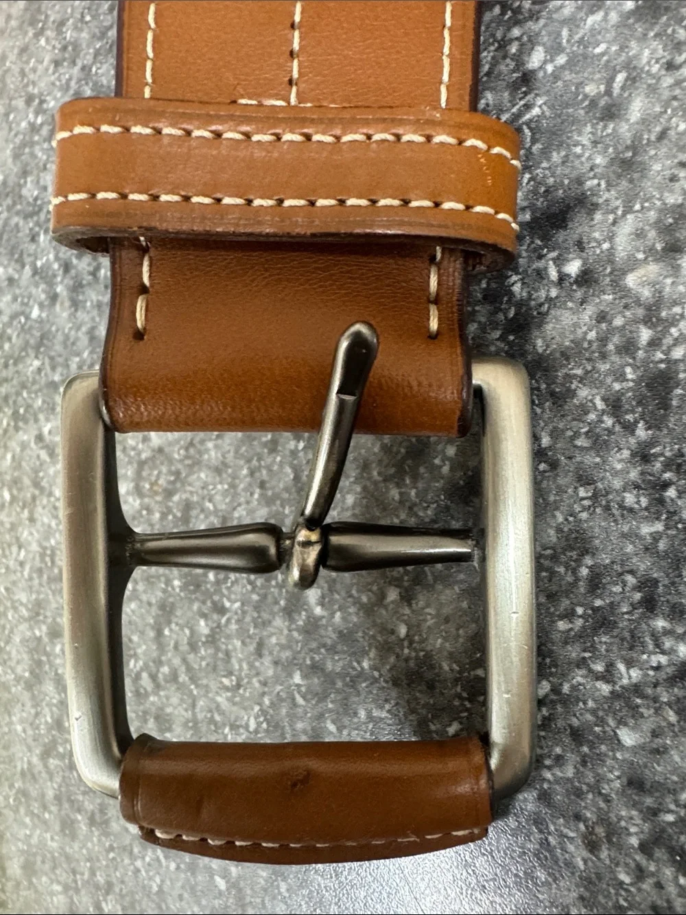 Classic Men's Coach Tan Leather Belt  sz. 42